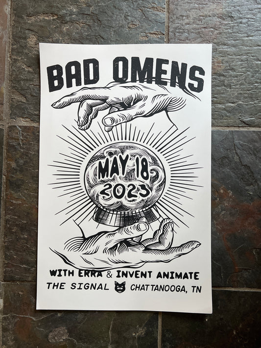 Bad Omens at The Signal Poster 5.18.23