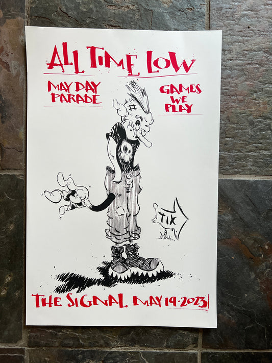 All Time Low at The Signal Poster 5.19.23