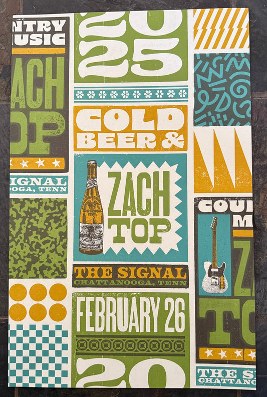 Zach Top at The Signal Poster 2/26/2025